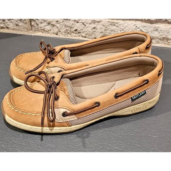 Eastland Women's Sunrise Boat Shoe Slip On Cushioned Loafer, Sz 8.5 - Picture 1 of 7
